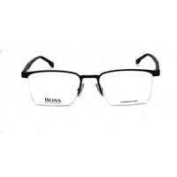 Hugo Boss Men's Eyeglasses - Matte Black Metal Frame Clear Lens | BOSS 1088 0003 00 ,