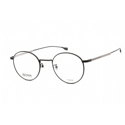 Hugo Boss Men's Eyeglasses - Matte Black Metal Round Shape Frame | 0993/F 0003 00 ,