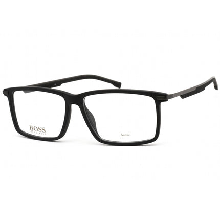 Hugo Boss Men's Eyeglasses - Matte Black/Grey Rectangular Frame | BOSS 1202 0003 00 ,