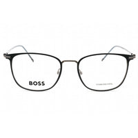 Hugo Boss Men's Eyeglasses - Matte Blue Dark Ruthenium Metal Frame | BOSS 1431 0H2T 00 ,