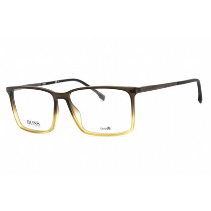 Hugo Boss Men's Eyeglasses - Matte Brown Beige Rectangular Frame | BOSS 1251 0AAI 00 ,