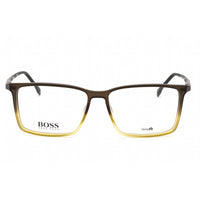 Hugo Boss Men's Eyeglasses - Matte Brown Beige Rectangular Frame | BOSS 1251 0AAI 00 ,