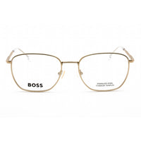 Hugo Boss Men's Eyeglasses - Matte Gold Metal Rectangular Frame | BOSS 1415 0AOZ 00 ,