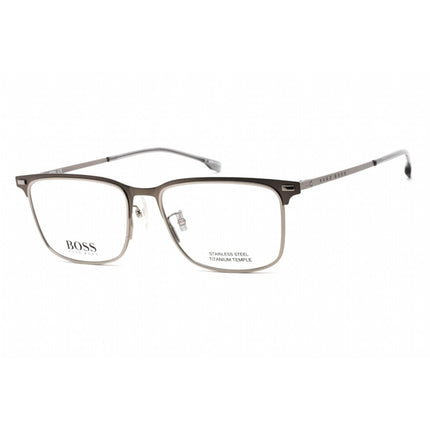 Hugo Boss Men's Eyeglasses - Matte Ruthenium Rectangular Frame | BOSS 1224/F 0R80 00 ,