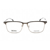 Hugo Boss Men's Eyeglasses - Matte Ruthenium Rectangular Frame | BOSS 1224/F 0R80 00 ,