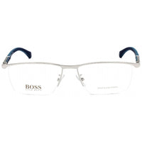 Hugo Boss Men's Eyeglasses - Palladium/Black/Blue Steel Frame | BOSS 1104/F 0010 00 ,