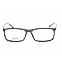 Hugo Boss Men's Eyeglasses - Rectangular Grey Plastic Frame | BOSS 1184/IT 0KB7 00 ,