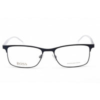 Hugo Boss Men's Eyeglasses - Rectangular Matte Blue Metal Frame | BOSS 0967/IT 0FLL 00 ,