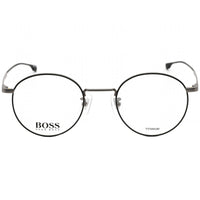 Hugo Boss Men's Eyeglasses - Ruthenium and Matte Black Round Frame | 0993/F 0TI7 00 ,