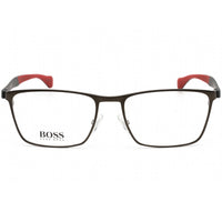 Hugo Boss Men's Eyeglasses - Ruthenium/Black Rectangular Frame | BOSS 1079 0SVK 00 ,