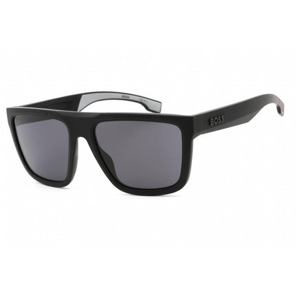 Hugo Boss Men's Sunglasses - Black Grey Plastic Rectangular Frame | BOSS 1451/S 0O6W ,