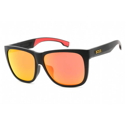 Hugo Boss Men's Sunglasses - Black Yellow Plastic Rectangular | BOSS 1453/F/S 0PGC ,