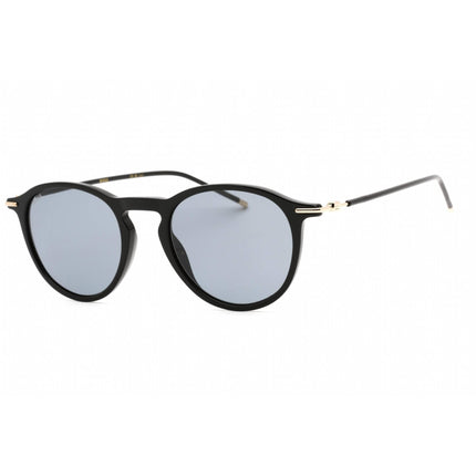 Hugo Boss Men's Sunglasses - Full Rim Black Gold Plastic Round | BOSS 1309/S 02M2 IR ,