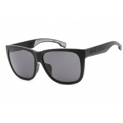 Hugo Boss Men's Sunglasses - Full Rim Black Grey Plastic Frame | BOSS 1453/F/S 0O6W ,