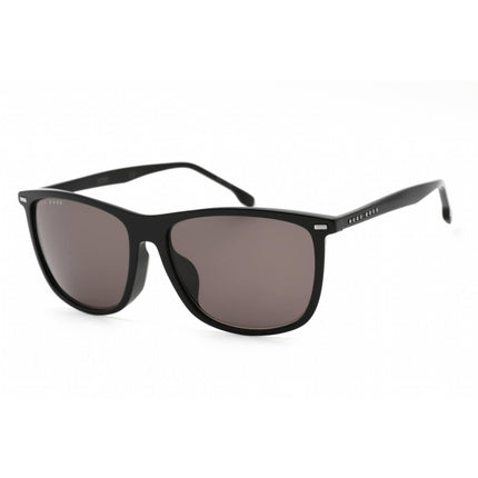 Hugo Boss Men's Sunglasses - Full Rim Black Plastic Square | BOSS 1215/F/SK 0807 IR ,