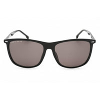Hugo Boss Men's Sunglasses - Full Rim Black Plastic Square | BOSS 1215/F/SK 0807 IR ,