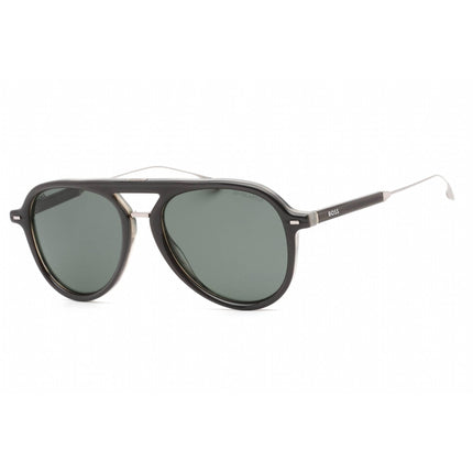 Hugo Boss Men's Sunglasses - Full Rim Grey Aviator Nylon Frame | BOSS 1356/S 0KB7 Z1 ,