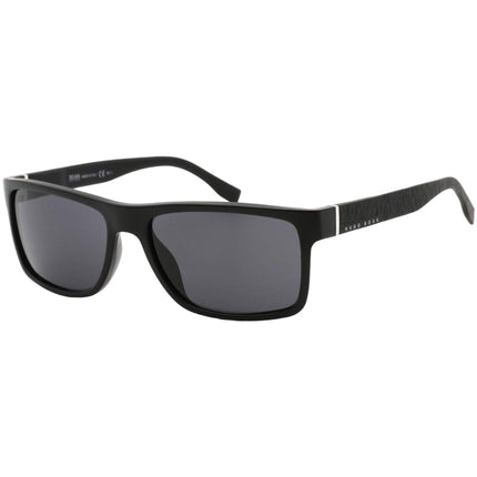 Hugo Boss Men's Sunglasses - Full Rim Matte Black Rectangular Frame | 0919/S 0DL5 00 ,