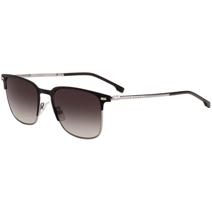 Hugo Boss Men's Sunglasses - Full Rim Silver and Black Metal Frame | 1019/S 04IN 00 ,