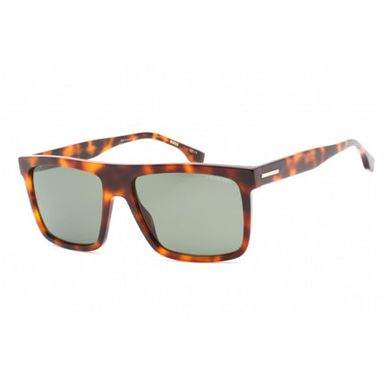 Hugo Boss Men's Sunglasses - Green Lens Havana Rectangular Frame | BOSS 1440/S 005L ,