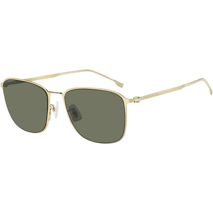 Hugo Boss Men's Sunglasses - Green Nylon Lens Gold Frame | BOSS 1405/F/SK 0J5G QT ,