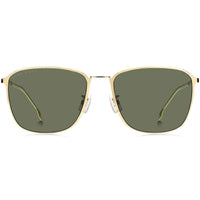 Hugo Boss Men's Sunglasses - Green Nylon Lens Gold Frame | BOSS 1405/F/SK 0J5G QT ,