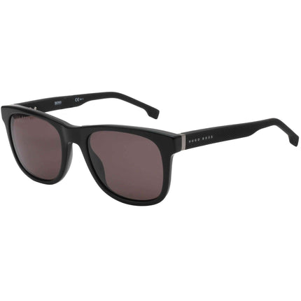 Hugo Boss Men's Sunglasses - Grey Lens Full Rim Black Acetate Frame | 1039/S 807/IR ,