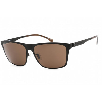 Hugo Boss Men's Sunglasses - Grey Lens Matte Black Rectangular | BOSS 1410/F/S 0003 ,