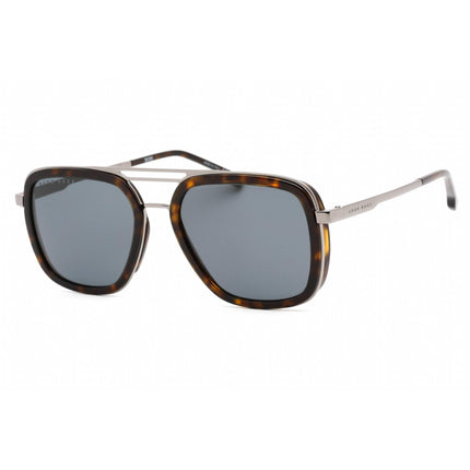 Hugo Boss Men's Sunglasses - Havana Dark Ruthenium Acetate/Metal | BOSS 1235/S 04HU ,