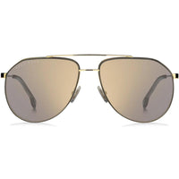 Hugo Boss Men's Sunglasses - Ivory Multilayer Lens Gold Frame | BOSS 1326/S 0J5G UE ,