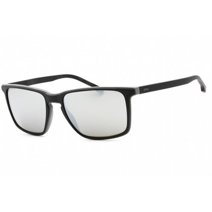 Hugo Boss Men's Sunglasses - Matte Black Grey Plastic Frame | BOSS 1556/O/S 0O6W T4 ,