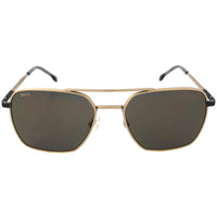 Hugo Boss Men's Sunglasses - Matte Gold and Black Metal Frame | BOSS 1414/S 00NZ JO ,