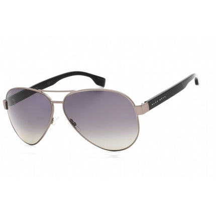 Hugo Boss Men's Sunglasses - Matte Ruthenium Metal Aviator Frame | BOSS 1241/S 0R80 00 ,