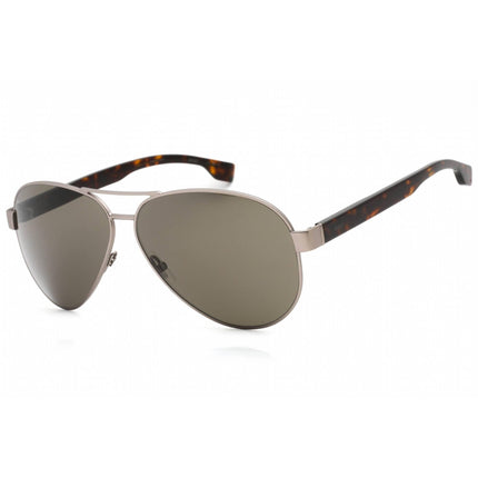 Hugo Boss Men's Sunglasses - Matte Ruthenium Metal Aviator | BOSS 1560/O/S 0R81 70 ,
