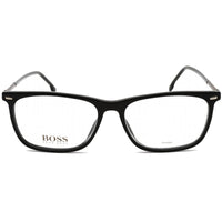 Hugo Boss Unisex Eyeglasses - Black Rectangular Acetate Frame | BOSS 1228/U 0807 00 ,