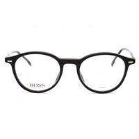 Hugo Boss Unisex Eyeglasses - Black Round Frame Clear Demo Lens | BOSS 1123/U 0807 00 ,