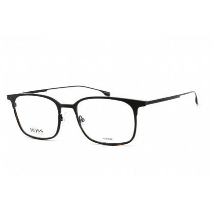 Hugo Boss Unisex Eyeglasses - Clear Demo Lens Black Havana Frame | BOSS 1014 00AM 00 ,