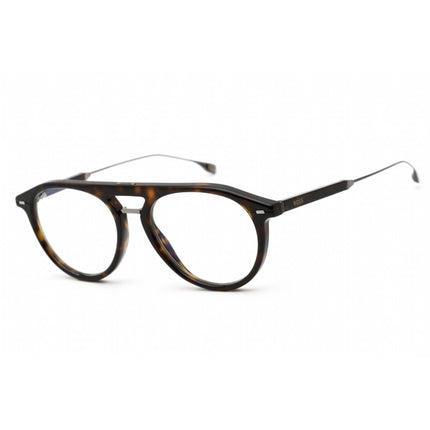 Hugo Boss Unisex Eyeglasses - Clear Demo Lens Havana Frame | BOSS 1358/BB 0086 00 ,