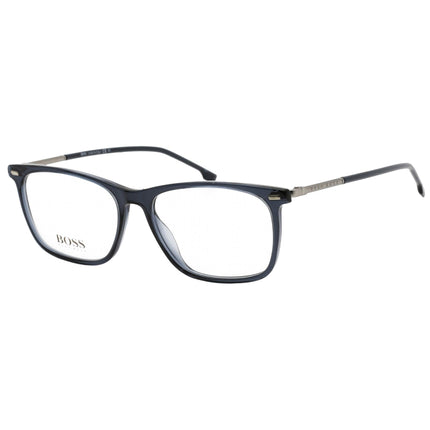 Hugo Boss Unisex Eyeglasses - Demo Lens Blue Acetate Frame | BOSS 1228/U 0PJP 00 ,