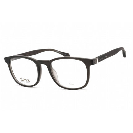 Hugo Boss Unisex Eyeglasses - Grey Pattern Acetate Square Frame | BOSS 1085/IT 026K 00 ,