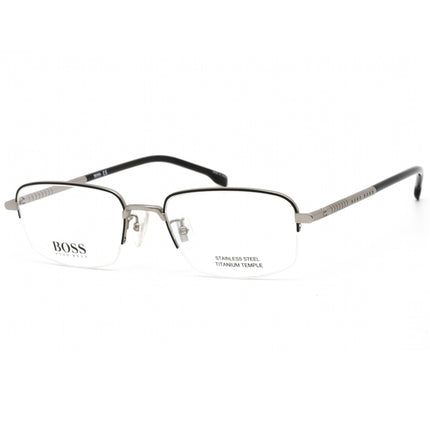 Hugo Boss Unisex Eyeglasses - Half Rim Black/Palladium Frame | BOSS 1108/F 0P5I 00 ,