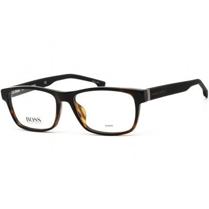 Hugo Boss Unisex Eyeglasses - Havana/Black Steel Acetate Frame | BOSS 1041 0086 00 ,