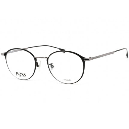 Hugo Boss Unisex Eyeglasses - Matte Black/Dark Ruthenium Titanium Frame | 1068/F O6W ,