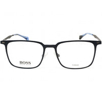 Hugo Boss Unisex Eyeglasses - Matte Blue and Grey Titanium Frame | BOSS 1096 0FLL 00 ,