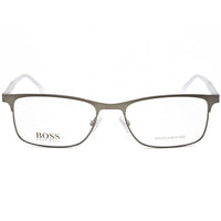 Hugo Boss Unisex Eyeglasses - Matte Grey/White Steel Frame | BOSS 0967/IT 0FRE 00 ,