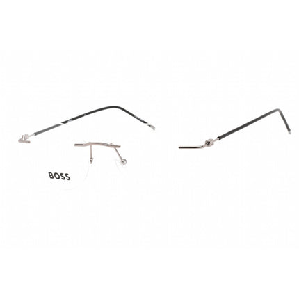 Hugo Boss Unisex Eyeglasses - Ruthenium Metal Oval Shape Frame | BOSS 1422 06LB 00 ,