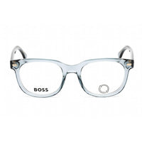 Hugo Boss Unisex Eyeglasses - Teal Plastic Round Shape Frame | BOSS 1444/N 0ZI9 00 ,