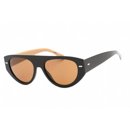Hugo Boss Unisex Sunglasses - Full Rim Black Pattern Plastic | BOSS 1443/S 0SDK 70 ,