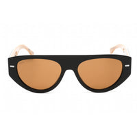 Hugo Boss Unisex Sunglasses - Full Rim Black Pattern Plastic | BOSS 1443/S 0SDK 70 ,