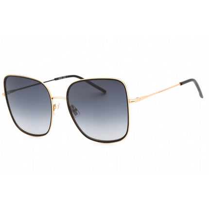 Hugo Boss Women's Sunglasses - Full Rim Black Gold Steel Frame | BOSS 1280/S 02M2 9O ,